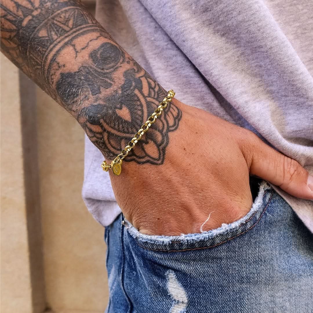 Belcher Bracelet Gold | 5mm - Image 4