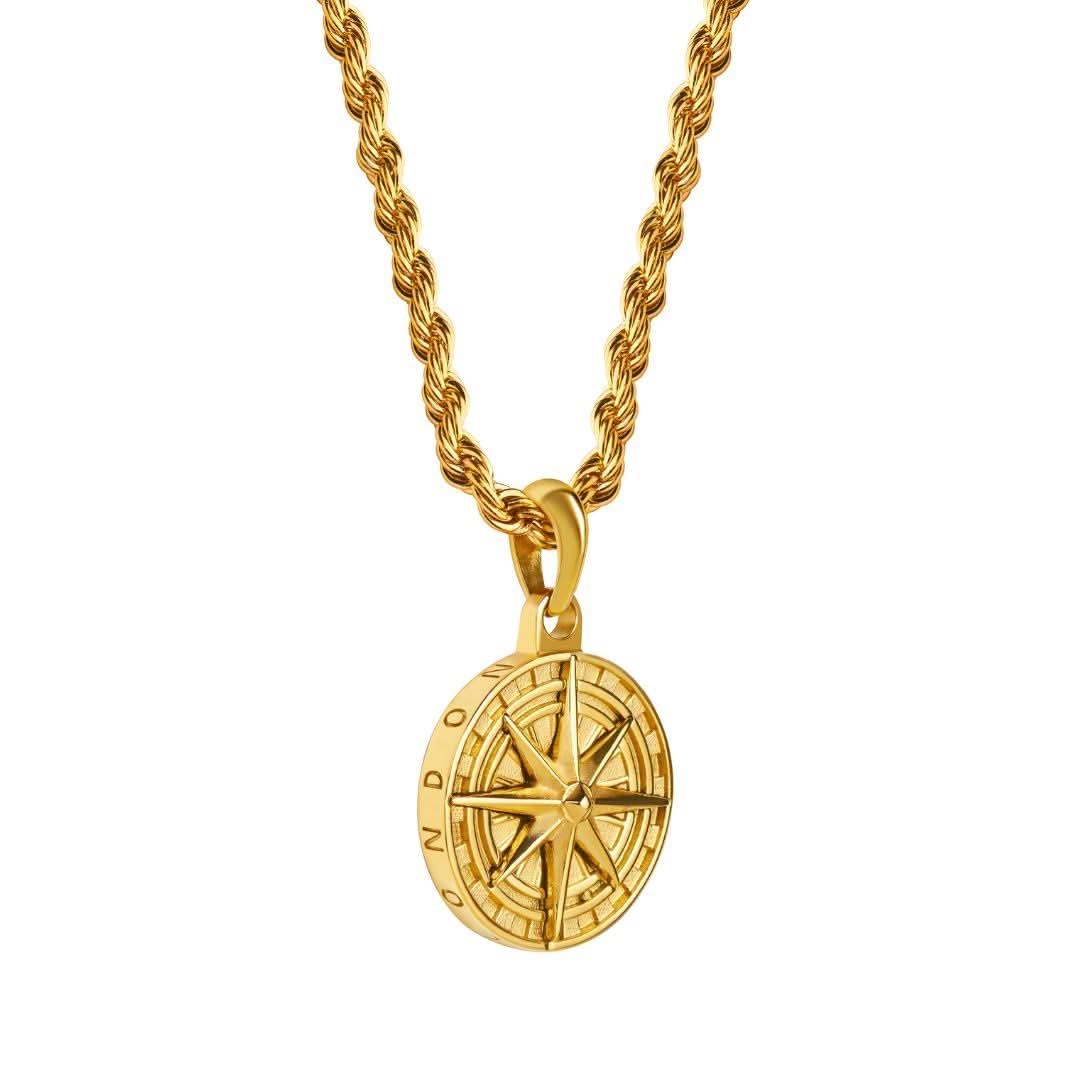 Compass Pendant | Gold - Image 5