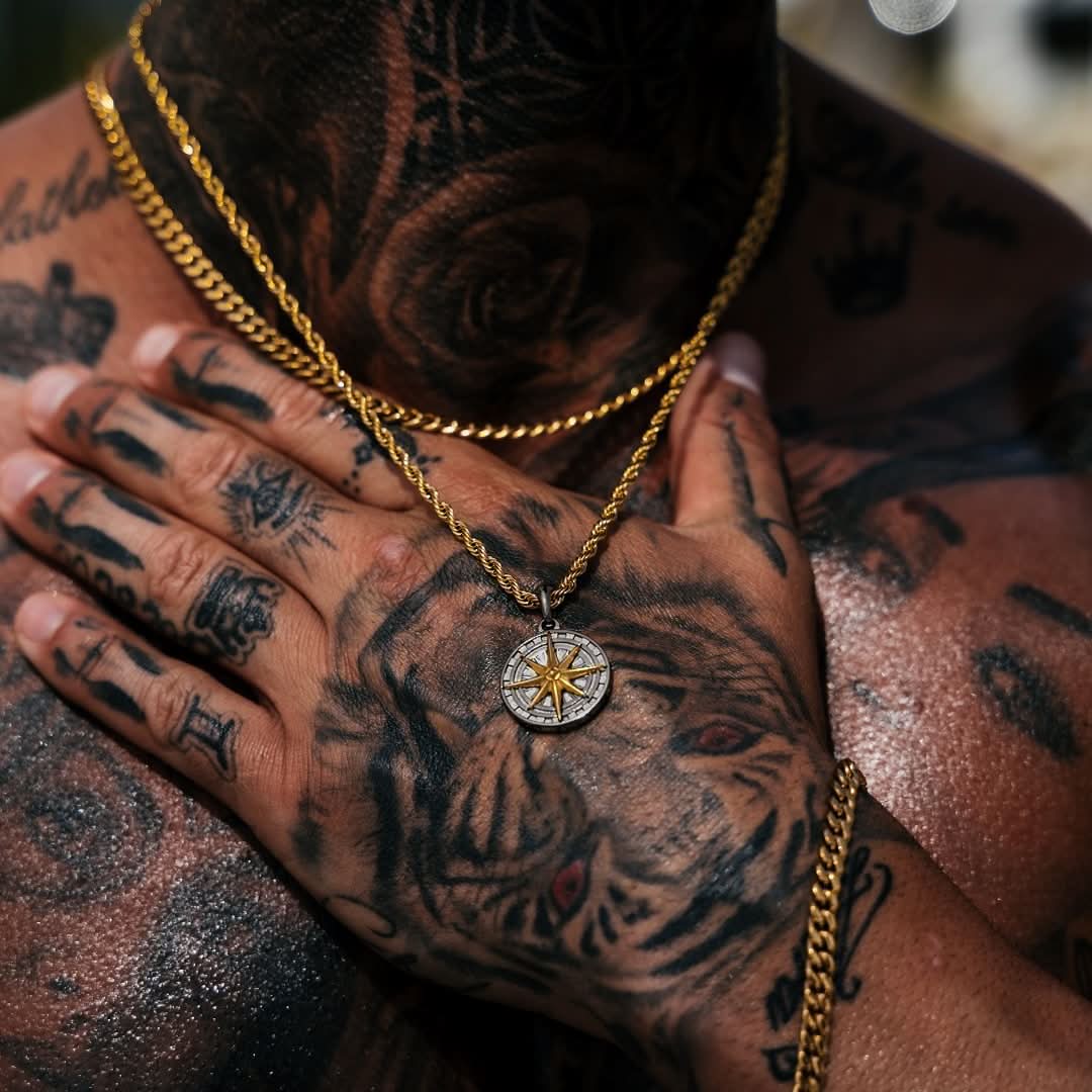 Compass x Cuban Set | Gun Metal & Gold - Image 4