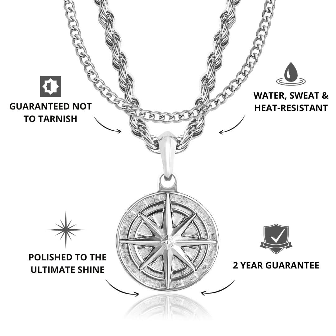 Compass x Cuban Set | Silver - Image 3