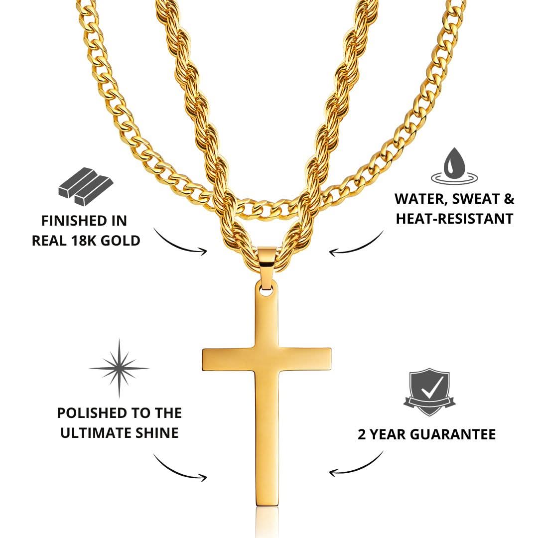 Cross x Cuban Set | Gold - Image 3