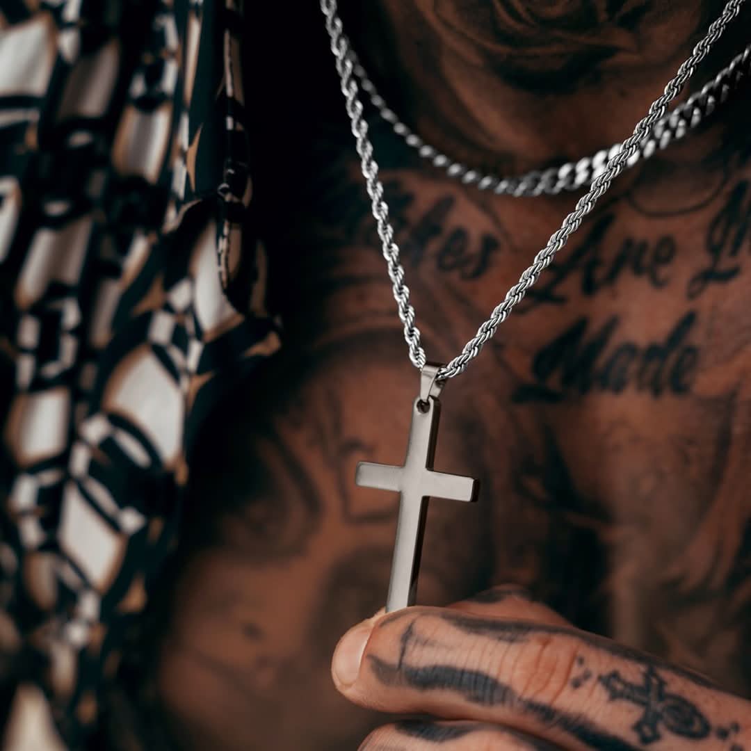Cross x Cuban Set | Gun Metal & Silver - Image 5