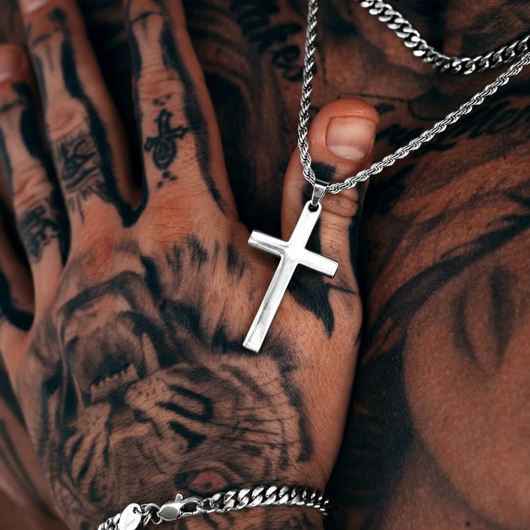 Cross x Cuban Set | Silver - Image 2