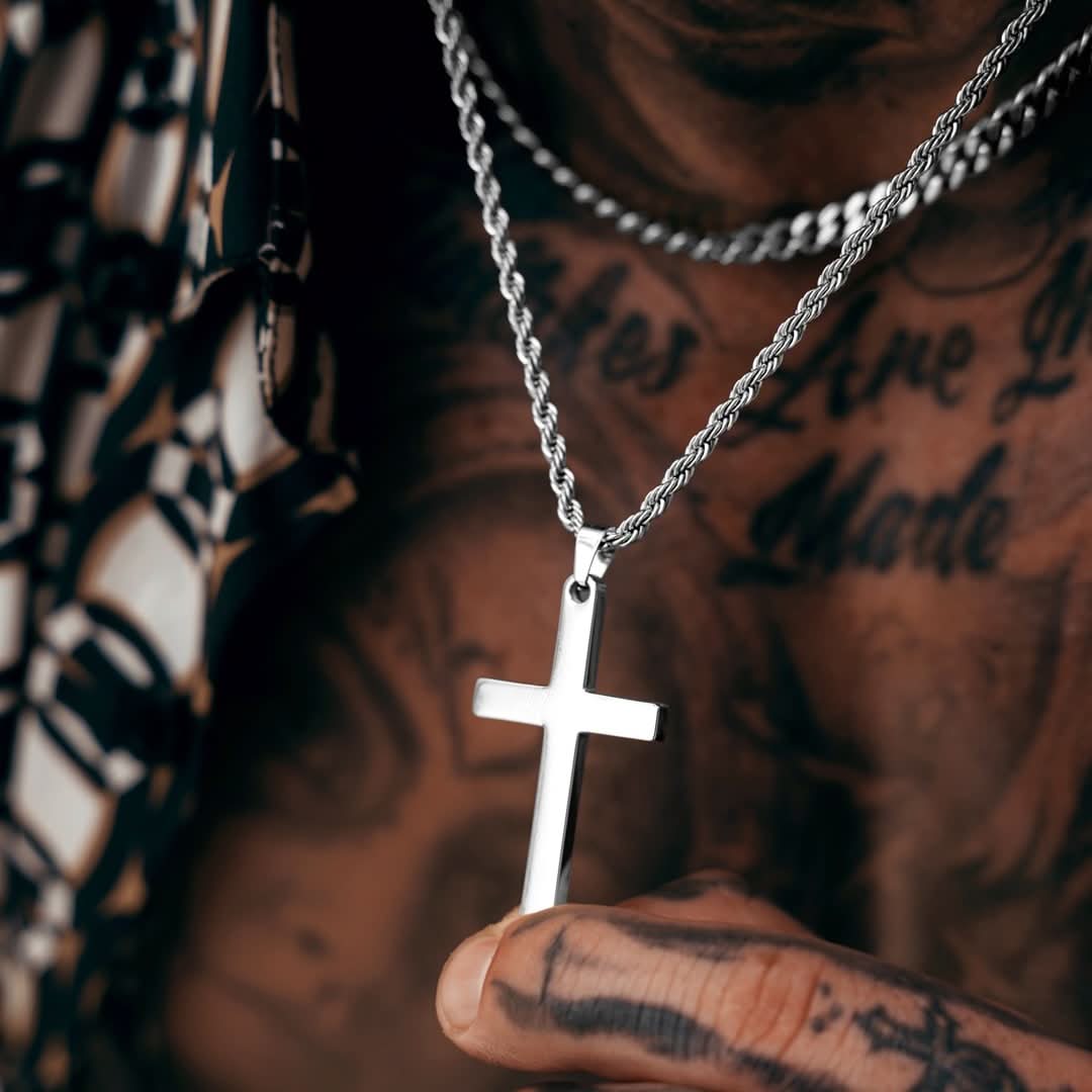 Cross x Cuban Set | Silver - Image 4