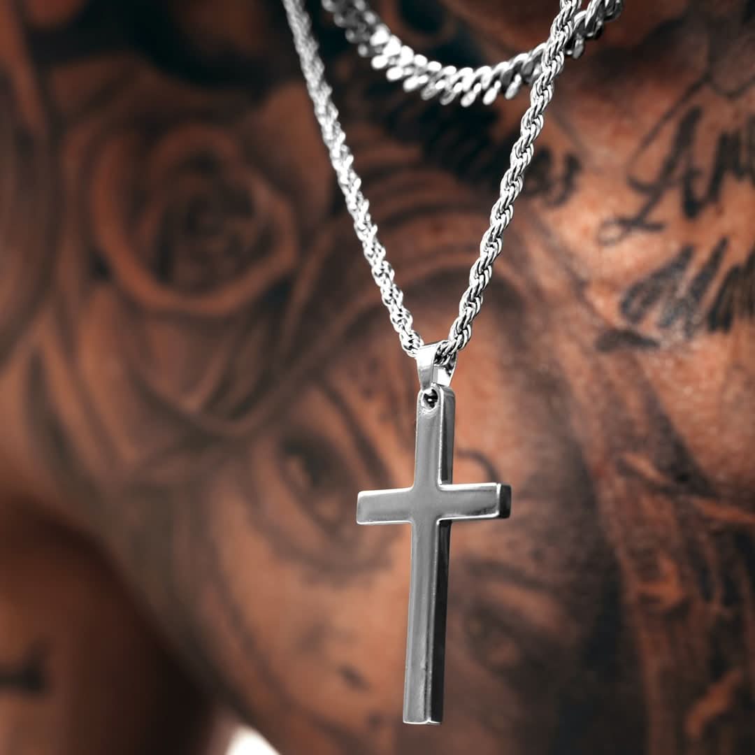 Cross x Cuban Set | Silver - Image 5