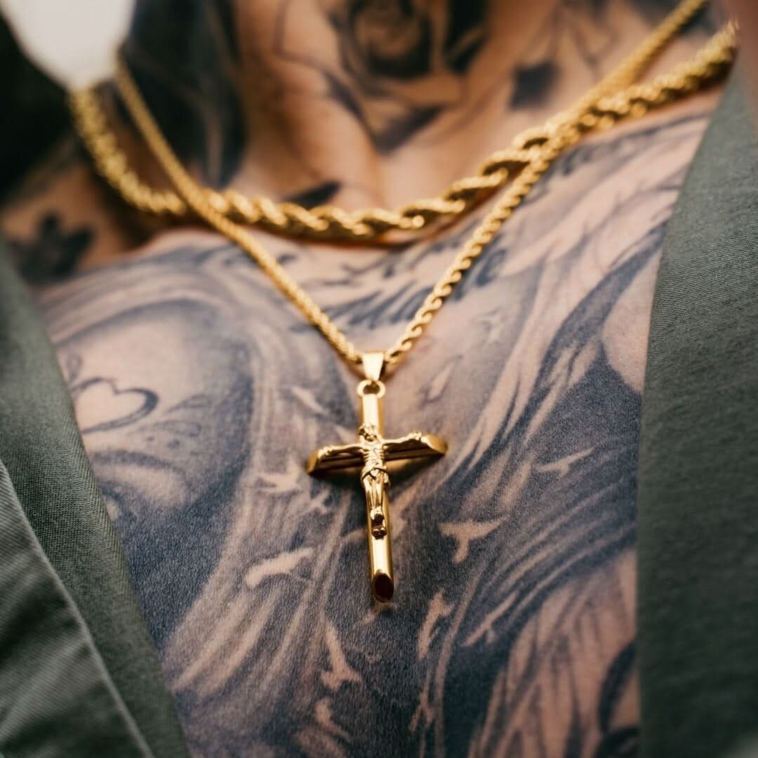 Crucifix Pendant | Gold - Image 6
