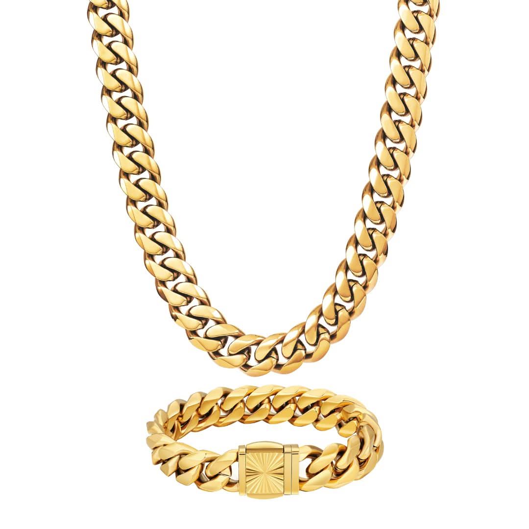 Cuban Set Gold | 14mm