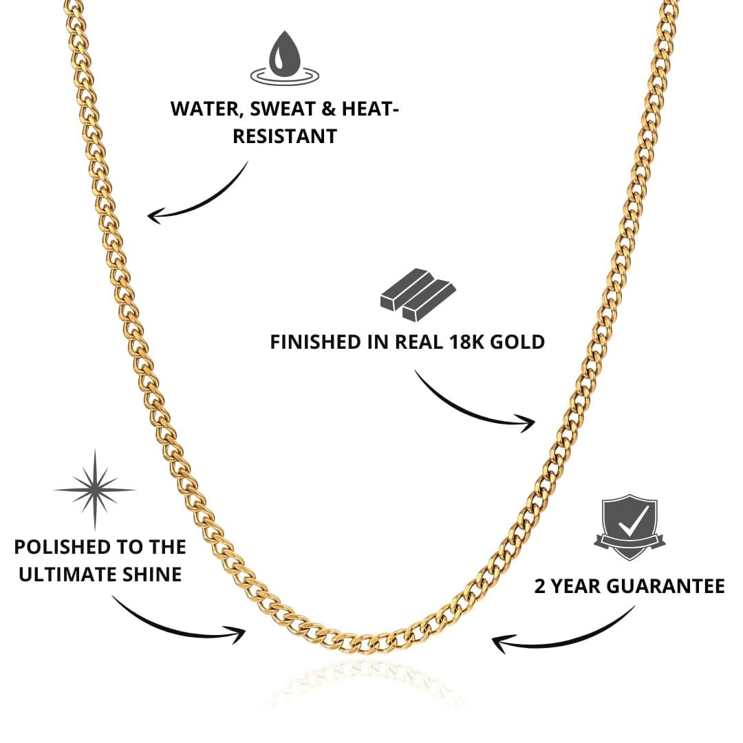 Curb Chain Gold | 2mm - Image 4