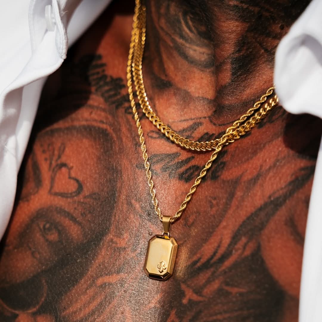 Fleur De Lis Pendant | Gold - Image 2