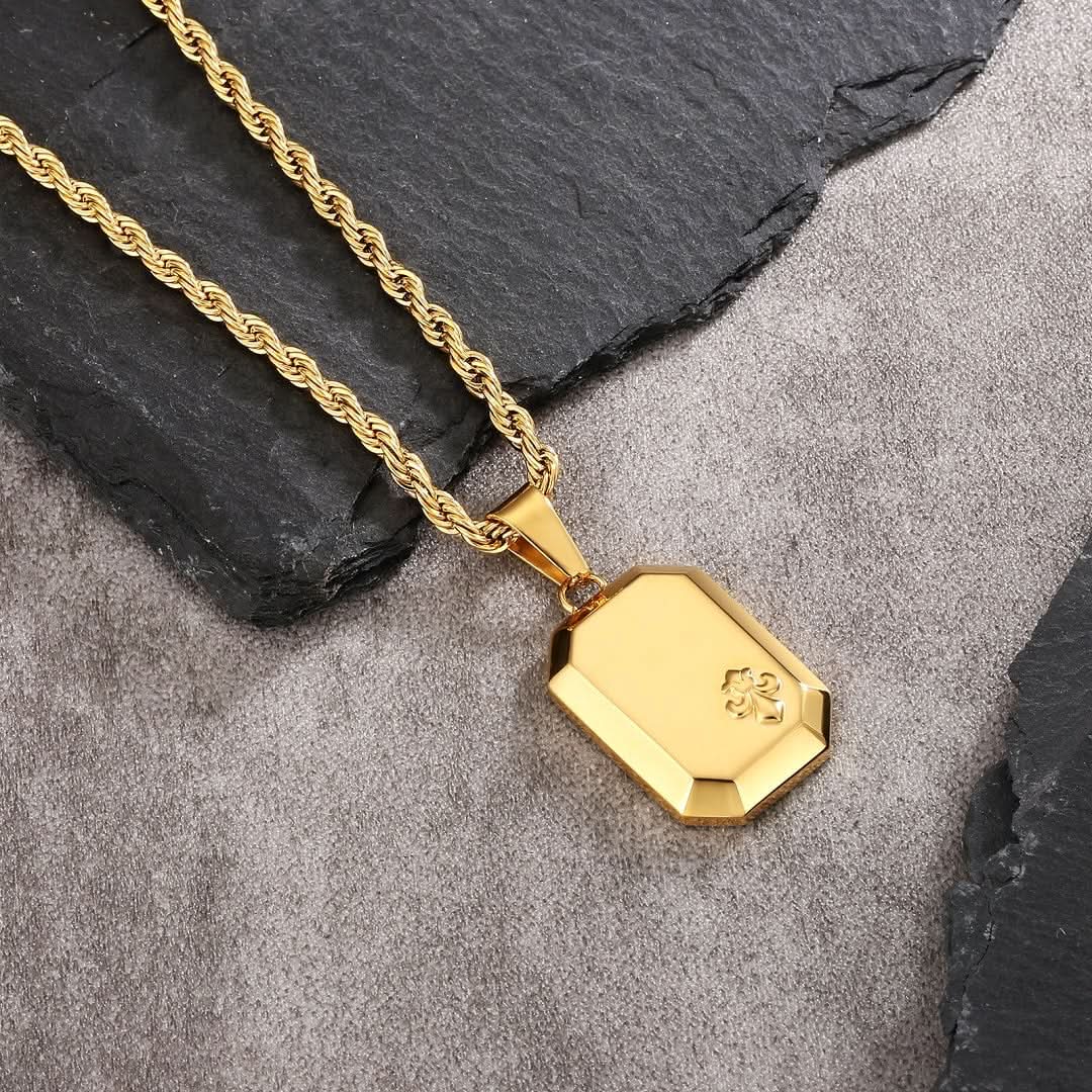Fleur De Lis Pendant | Gold - Image 5