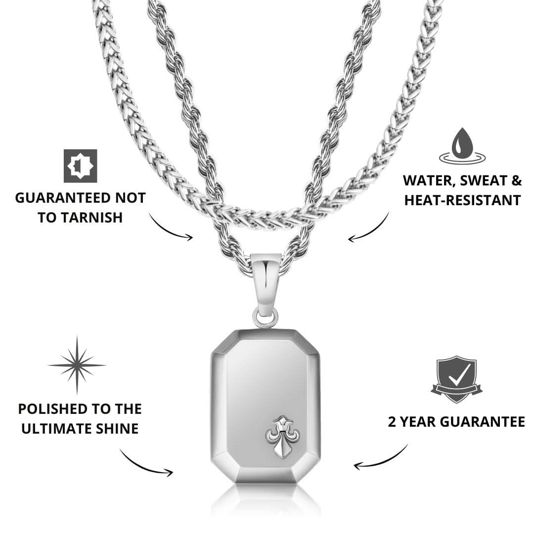 Fleur De Lis x Franco Set | Silver - Image 3