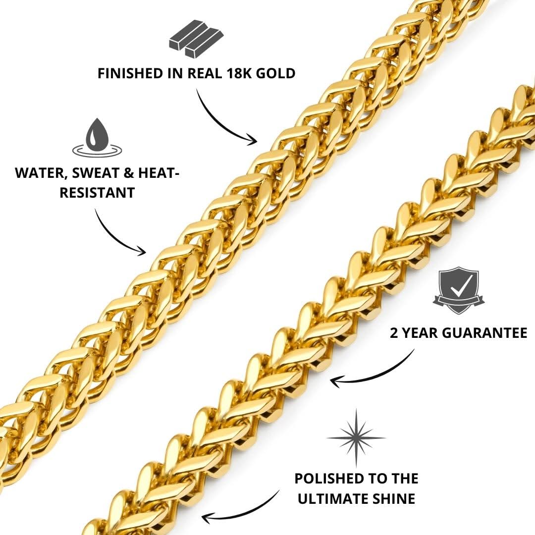 Franco Chain Gold | 8mm - Image 5