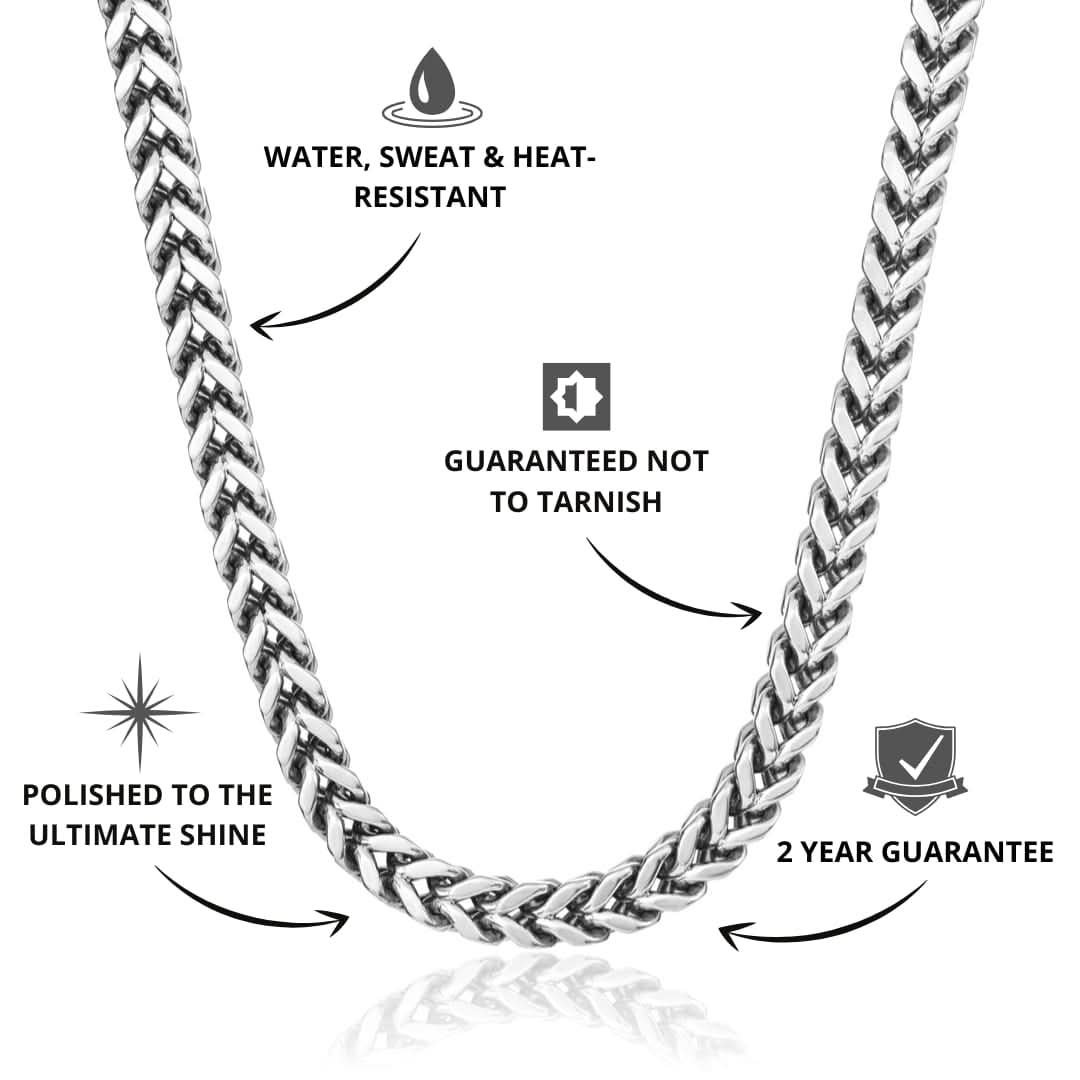 Franco Chain Silver | 8mm - Image 3