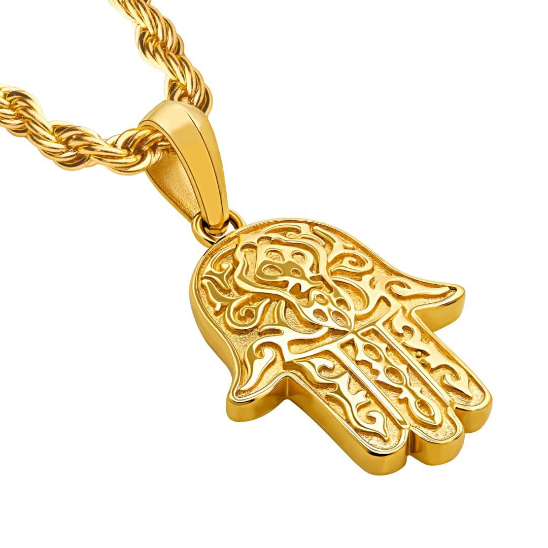 Hamsa Pendant | Gold