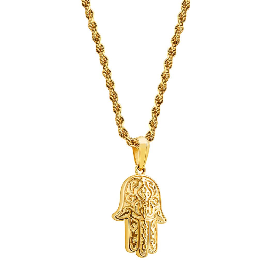 Hamsa Pendant | Gold - Image 5
