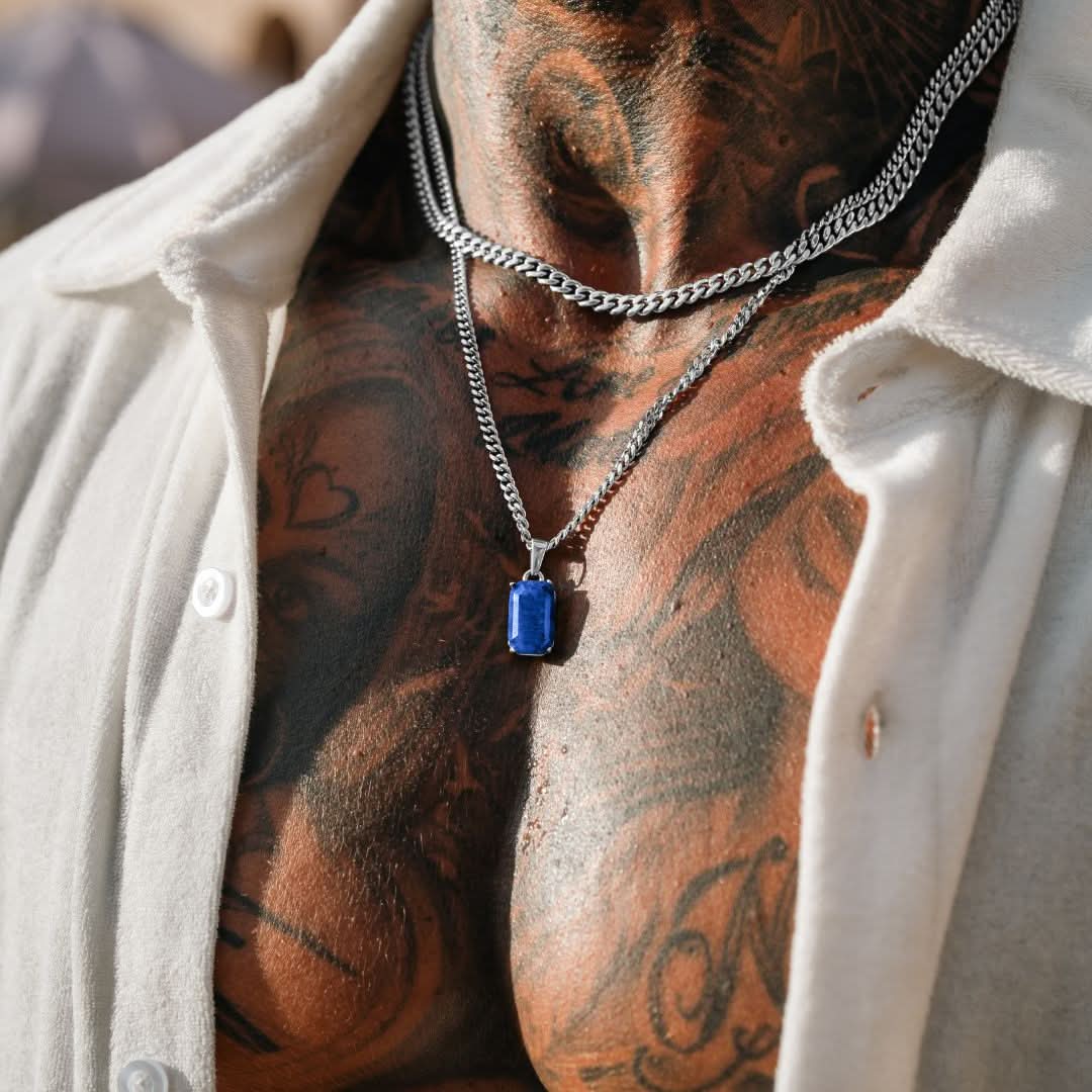 Lapis Pendant | Silver - Image 4