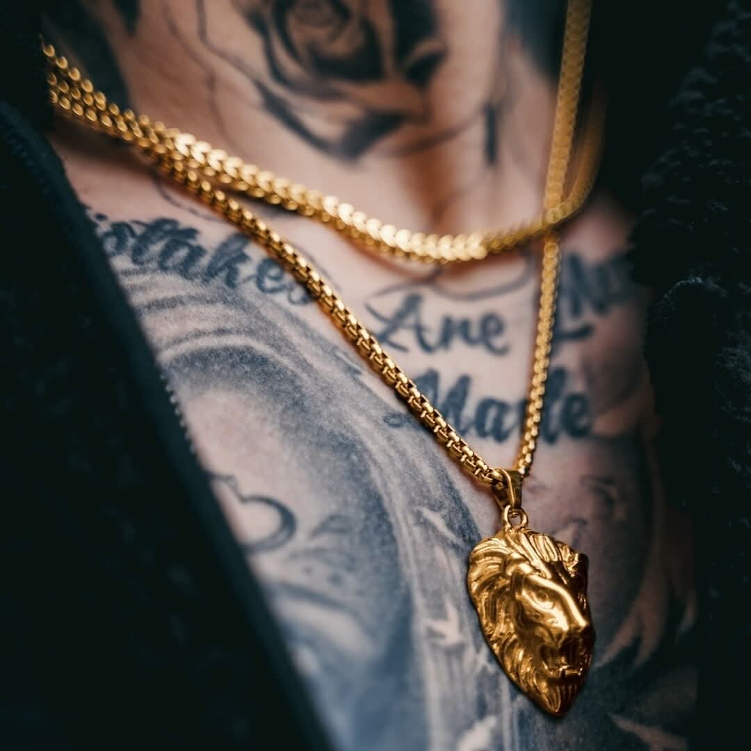 Lion Pendant | Gold - Image 6