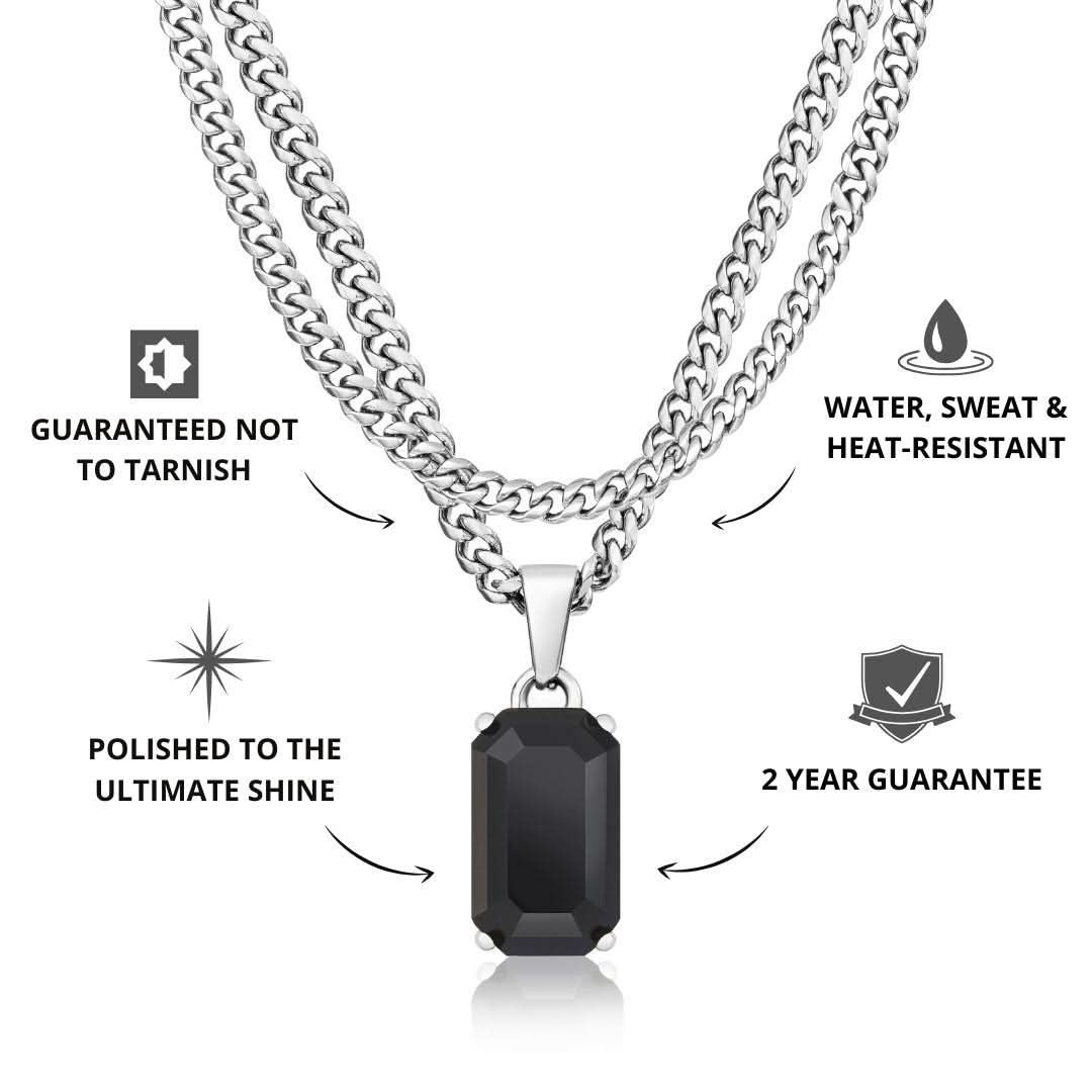 Onyx x Cuban Set | Silver - Image 3