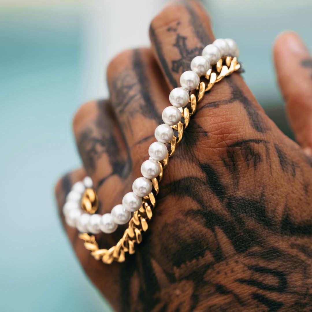 Pearl x Cuban Set | Gold - Image 3