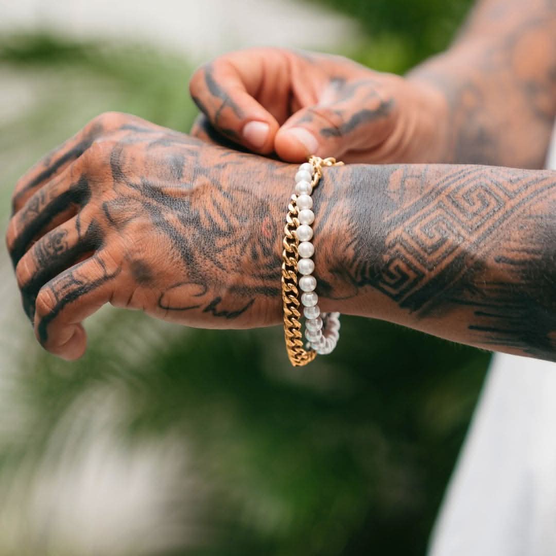 Pearl x Cuban Set | Gold - Image 6