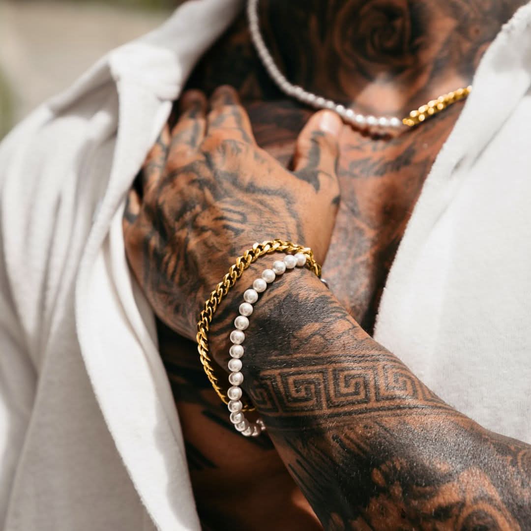 Pearl x Cuban Set | Gold - Image 8