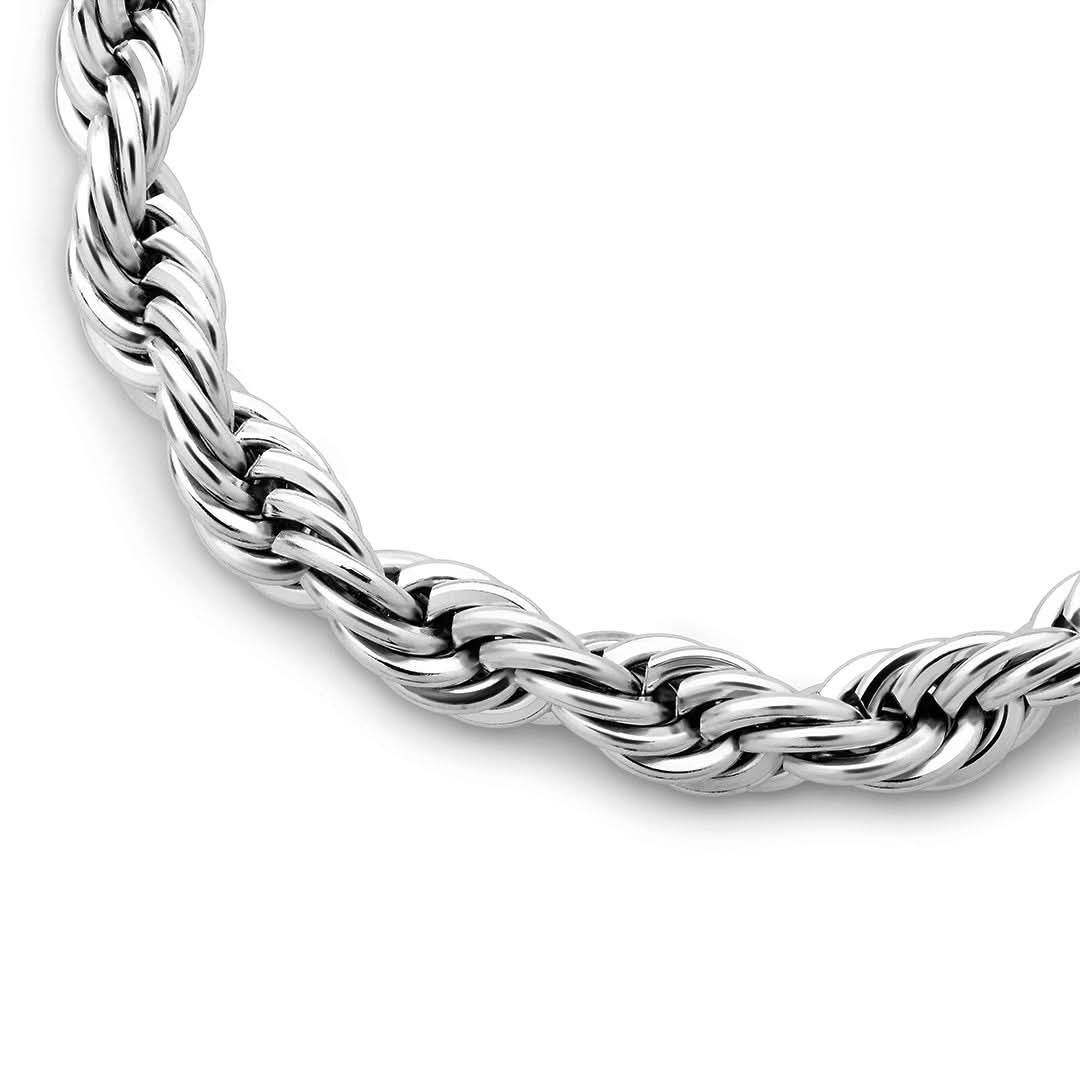 Rope Bracelet Silver | 8mm - Image 6