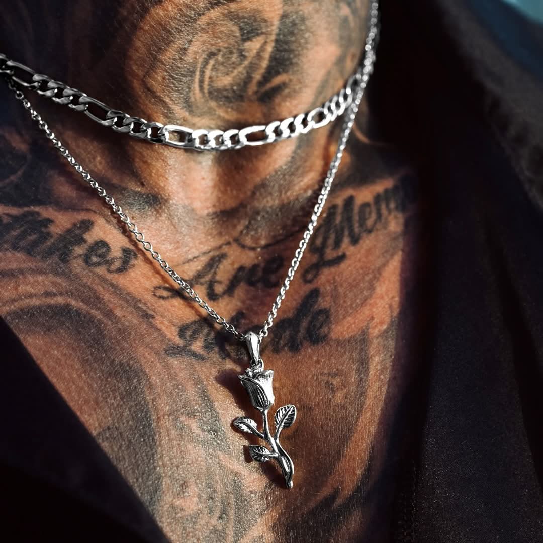 Rose Pendant | Silver - Image 6