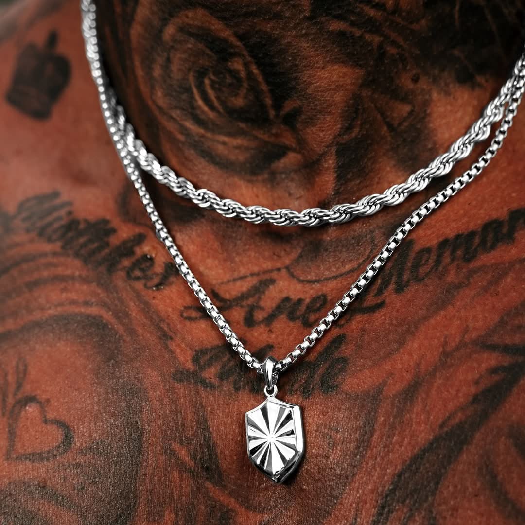 Shield Pendant | Silver - Image 2