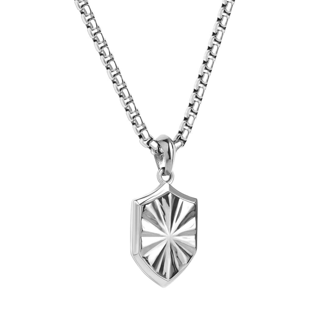 Shield Pendant | Silver - Image 5