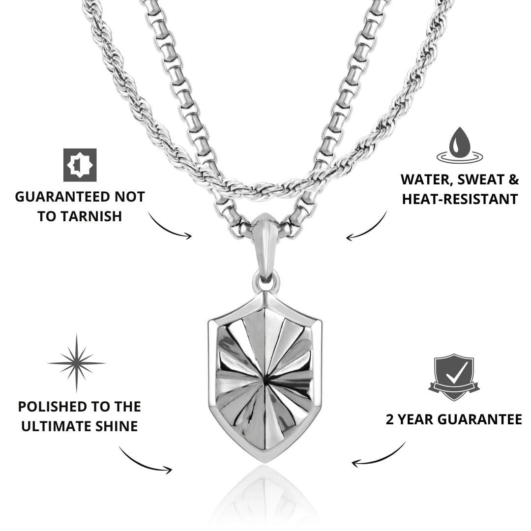Shield x Rope Set | Silver - Image 3
