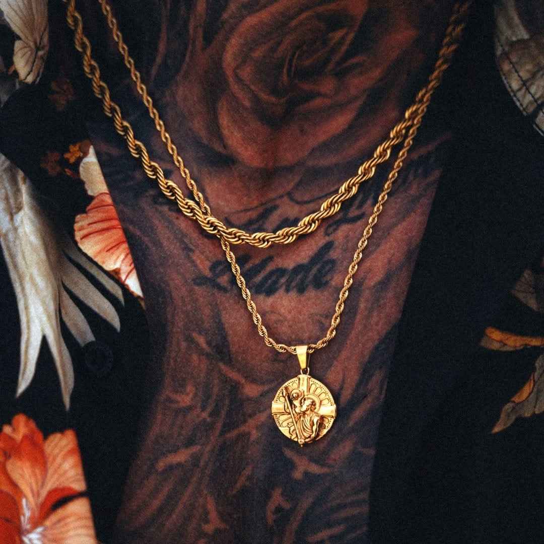 St Christopher LE x Rope Set | Gold - Image 7