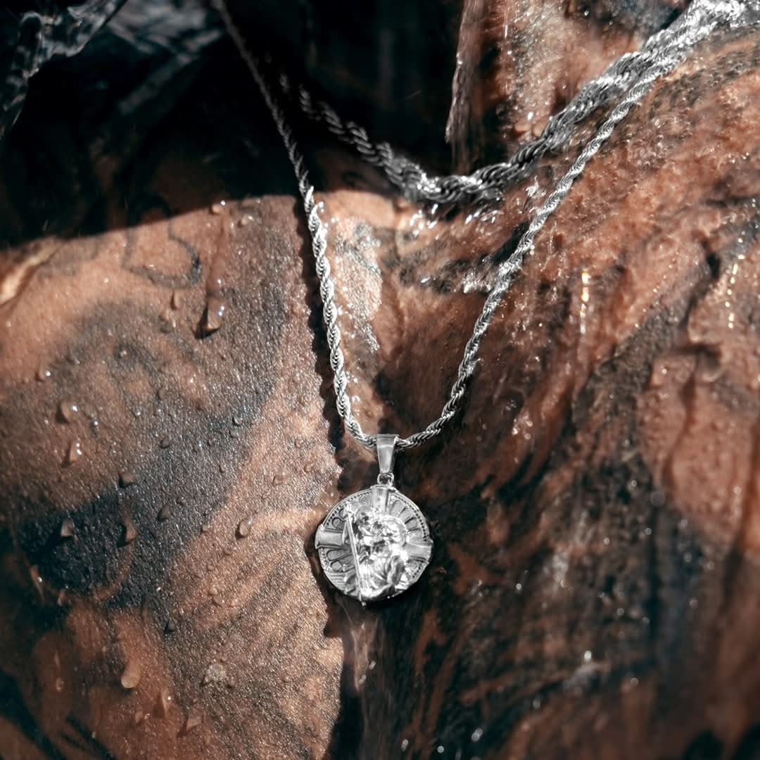 St Christopher LE x Rope Set | Silver - Image 4