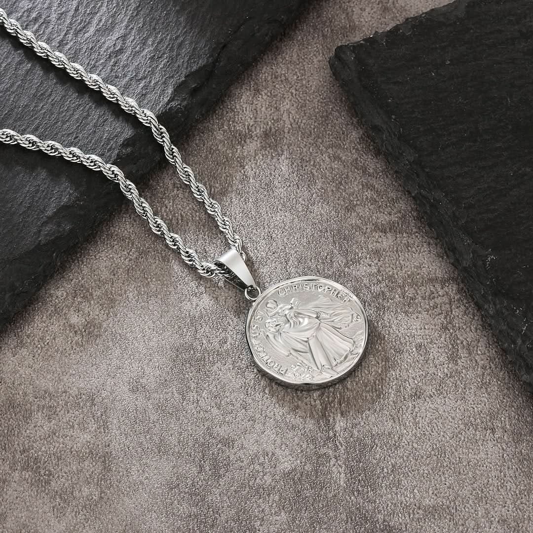 St Christopher Pendant | Silver - Image 5