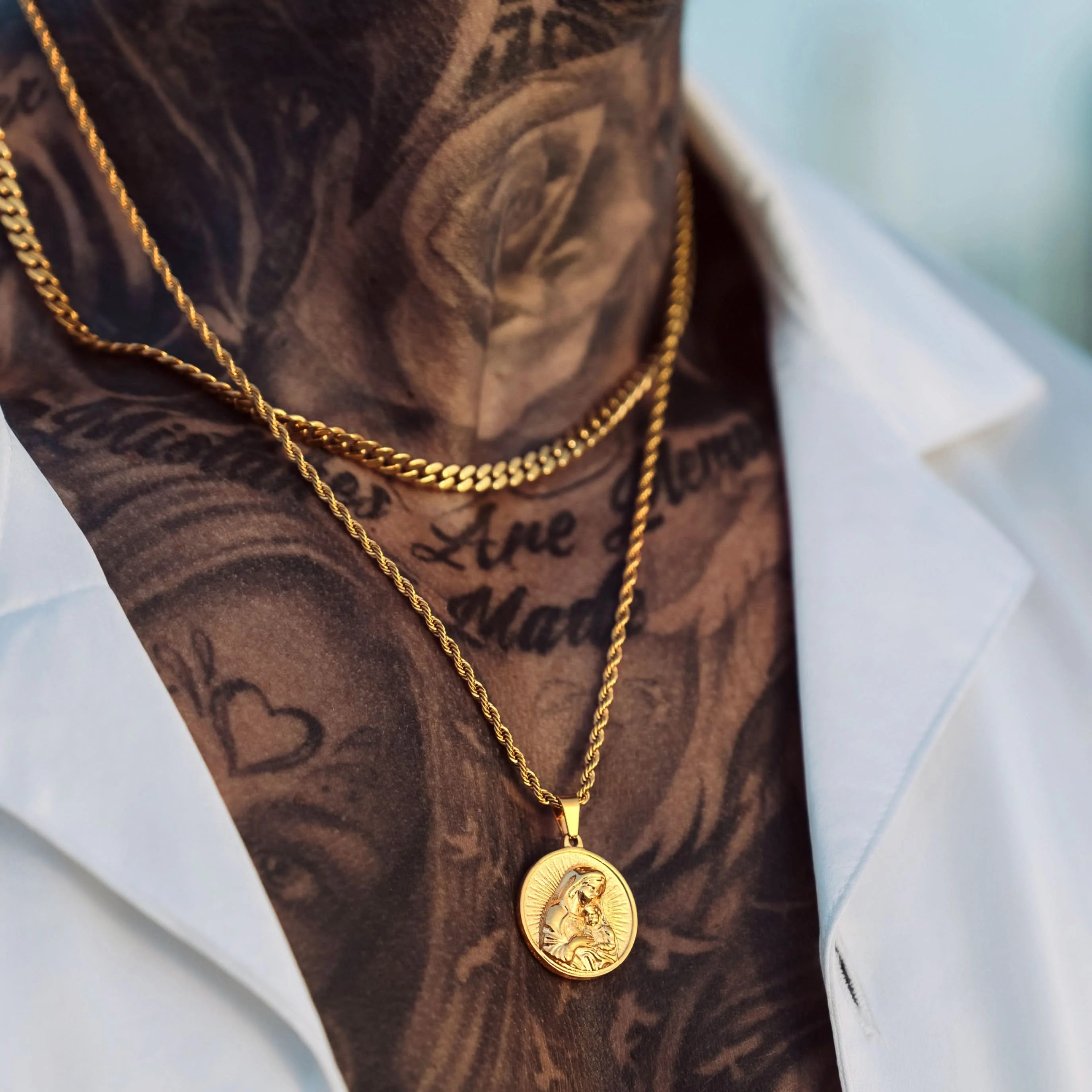 St Mary Pendant | Gold - Image 2