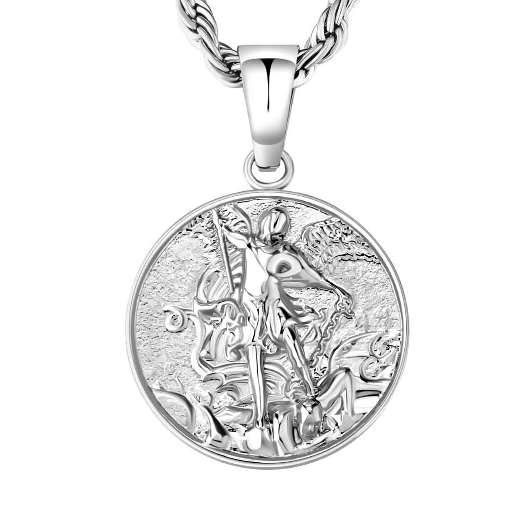 St Michael Pendant | Silver