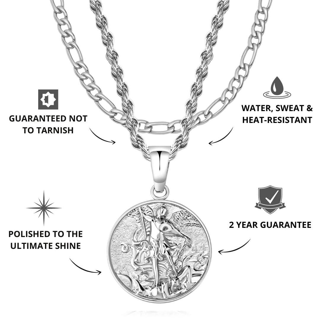 St Michael x Figaro Set | Silver - Image 3