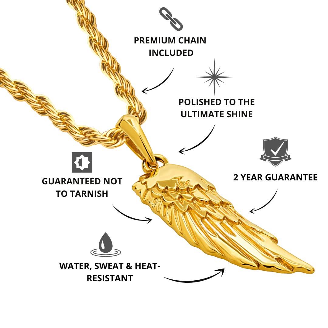 Wing Pendant | Gold - Image 3
