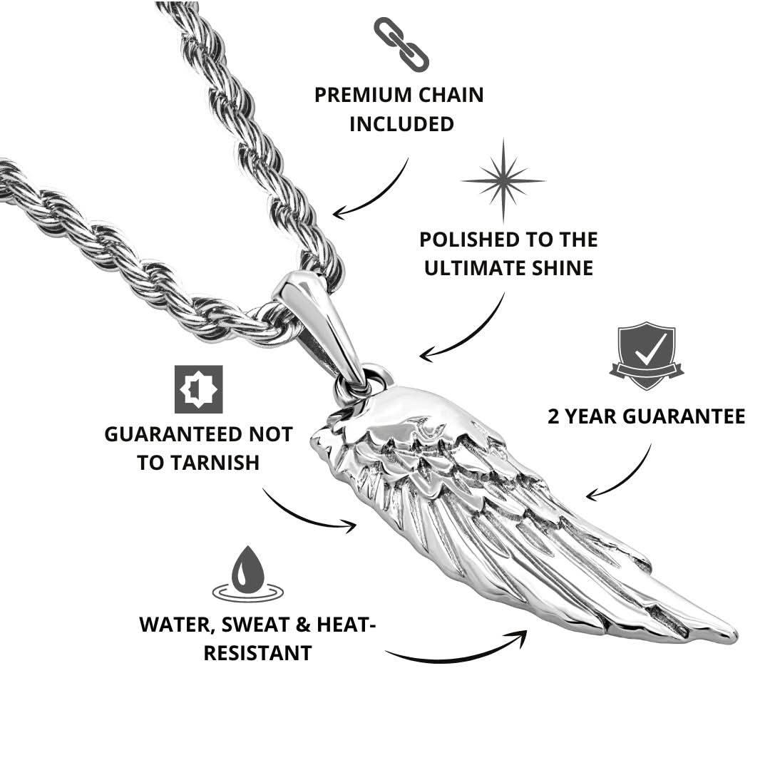 Wing Pendant | Silver - Image 3